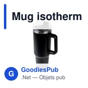 Mug isotherme personnalisable 1200 ml avec logo | Stasimus - Miniature 2