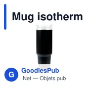 Mug isotherme personnalisable 1200 ml avec logo | Stasimus - Miniature 3