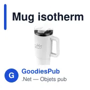 Mug isotherme personnalisable 1200 ml avec logo | Stasimus - Miniature 7