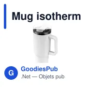 Mug isotherme personnalisable 1200 ml avec logo | Stasimus - Miniature 8