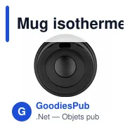 Mug isotherme personnalisable 350 ml avec logo | Adina - Miniature 10