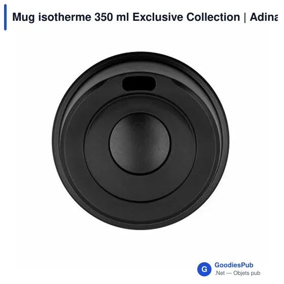 Mug isotherme personnalisable 350 ml avec logo | Adina - Image 10