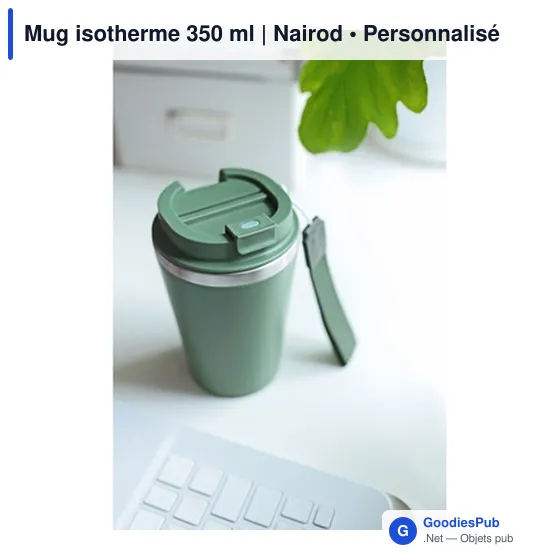 Mug isotherme 350 ml | Nairod - Image 12