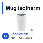 Mug isotherme personnalisable 400 ml avec logo - Air Gifts - Miniature 1