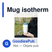 Mug isotherme personnalisable 400 ml avec logo - Air Gifts - Miniature 2