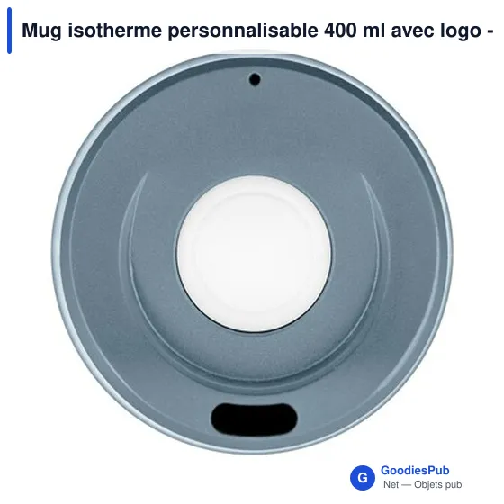 Mug isotherme personnalisable 400 ml avec logo - Air Gifts - Image 11