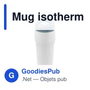 Mug isotherme personnalisable 400 ml avec logo - Air Gifts - Miniature 4