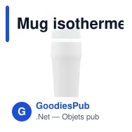 Mug isotherme personnalisable 400 ml avec logo - Air Gifts - Miniature 10