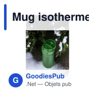Mug isotherme personnalisable 450 ml avec logo - Air Gifts | Zesha - Miniature 11