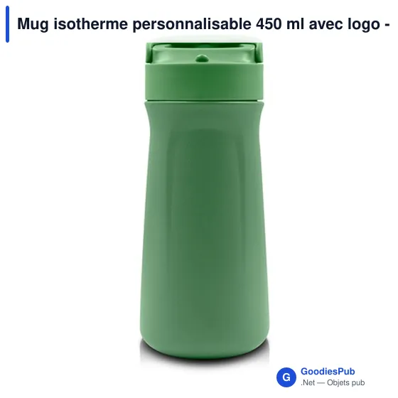 Mug isotherme personnalisable 450 ml avec logo - Air Gifts | Zesha - Image 6
