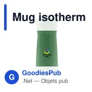 Mug isotherme personnalisable 450 ml avec logo - Air Gifts | Zesha - Miniature 7