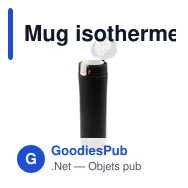 Mug isotherme personnalisable 450 ml avec logo - Els - Miniature 2