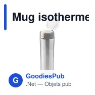 Mug isotherme personnalisable 450 ml avec logo - Els - Miniature 12
