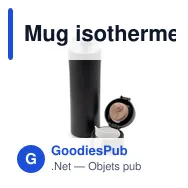 Mug isotherme personnalisable 450 ml avec logo - Els - Miniature 3