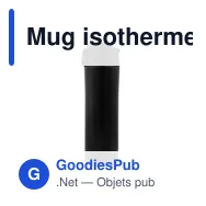 Mug isotherme personnalisable 450 ml avec logo - Els - Miniature 5