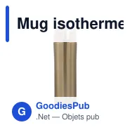 Mug isotherme personnalisable 450 ml avec logo - Els - Miniature 9