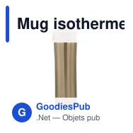 Mug isotherme personnalisable 450 ml avec logo - Els - Miniature 10