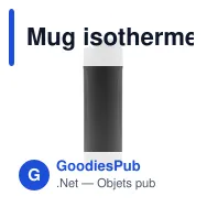 Mug isotherme personnalisable 600 ml avec logo - Air Gifts - Miniature 6