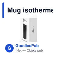Mug isotherme personnalisable 600 ml avec logo - Air Gifts - Miniature 8