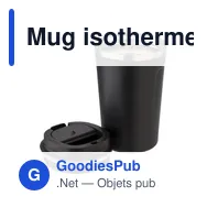 Mug isotherme de 380 ml en acier inoxydable Sofia - Miniature 7
