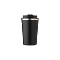 Variante noir - Mug isotherme de 380 ml en acier inoxydable Sofia