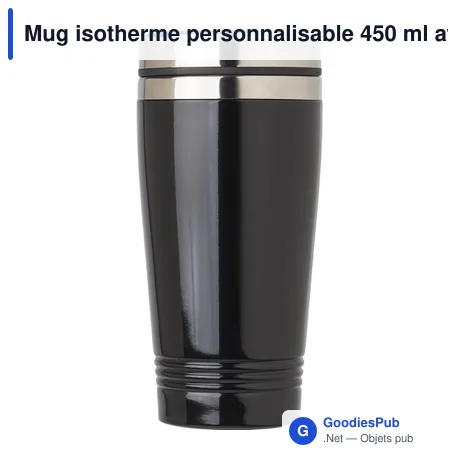 Mug isotherme personnalisable 450 ml avec logo - Velma