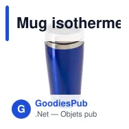 Mug isotherme personnalisable 450 ml avec logo - Velma - Miniature 3