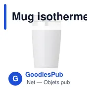 Mug isotherme personnalisable 450 ml avec logo - Velma - Miniature 6