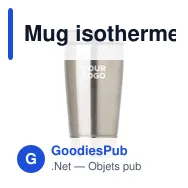 Mug isotherme personnalisable 450 ml avec logo - Velma - Miniature 10