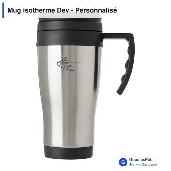 Mug isotherme personnalisable en acier inoxydable avec logo - Image 10