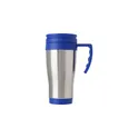 Variante bleu - Mug isotherme personnalisable en acier inoxydable avec logo
