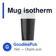 Mug isotherme personnalisable Elisa avec logo - 450 ml - Miniature 6