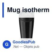 Mug isotherme personnalisable Elisa avec logo - 450 ml - Miniature 7