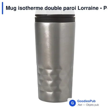 Mug isotherme double paroi Lorraine