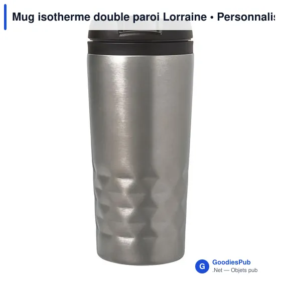 Mug isotherme double paroi Lorraine - Image 1