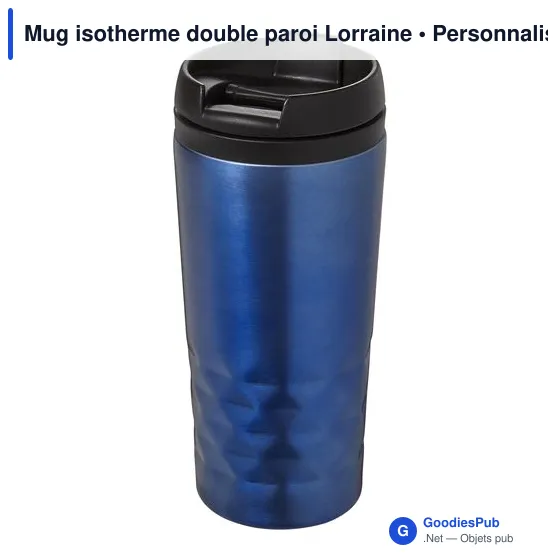 Mug isotherme double paroi Lorraine - Image 2