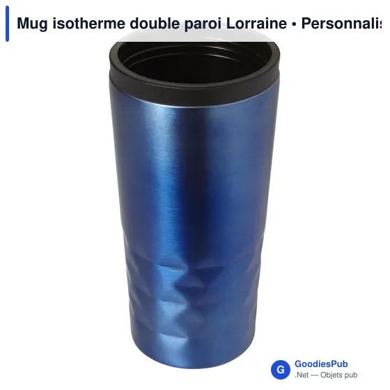 Mug isotherme double paroi Lorraine - Image 11