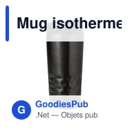 Mug isotherme double paroi Lorraine - Miniature 7
