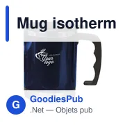Mug isotherme en acier inoxydable Gabi - Miniature 4