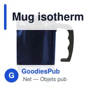 Mug isotherme en acier inoxydable Gabi - Miniature 5