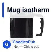 Mug isotherme en acier inoxydable Gabi - Miniature 6