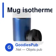 Mug isotherme en acier inoxydable Gisela - Miniature 5