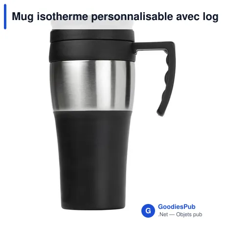 Mug isotherme personnalisable avec logo pour entreprises