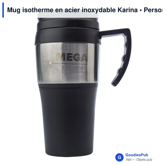 Mug isotherme personnalisable avec logo pour entreprises - Image 2