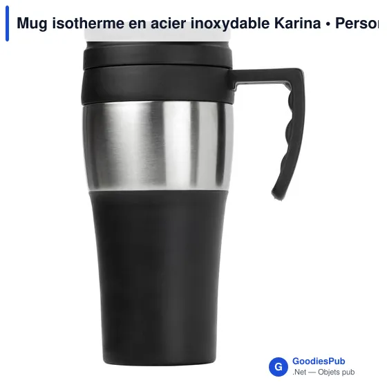 Mug isotherme personnalisable avec logo pour entreprises - Image 3