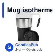 Mug isotherme personnalisable avec logo pour entreprises - Miniature 4