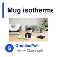 Mug isotherme personnalisable avec logo pour entreprises - Miniature 6