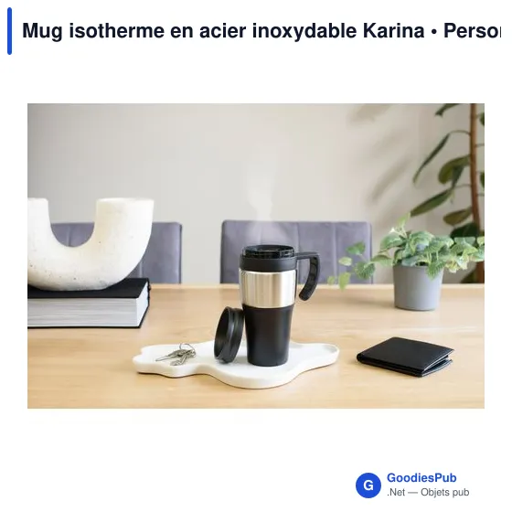 Mug isotherme personnalisable avec logo pour entreprises - Image 6