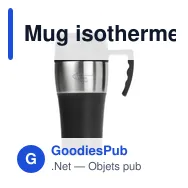 Mug isotherme personnalisable avec logo pour entreprises - Miniature 7