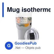 Mug isotherme en acier inoxydable recyclé Arnold - Miniature 12